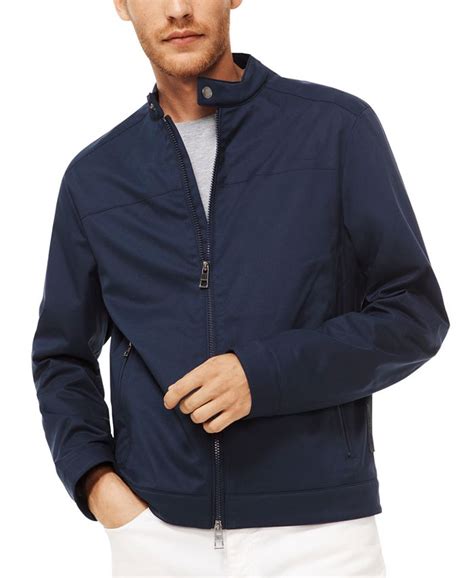 michael kors men's racer jacket google|Michael Kors puffer jacket men's.